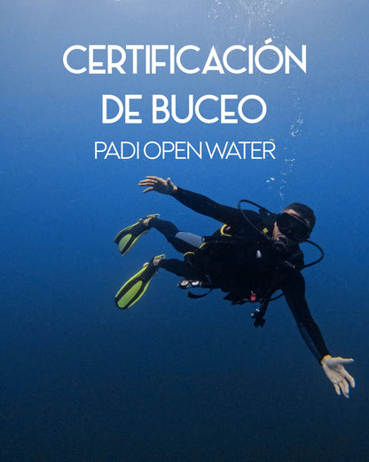 Certificación Open Water