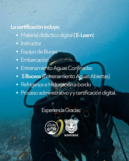 Certificación Open Water